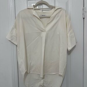 Ivory Madewell Blouse
